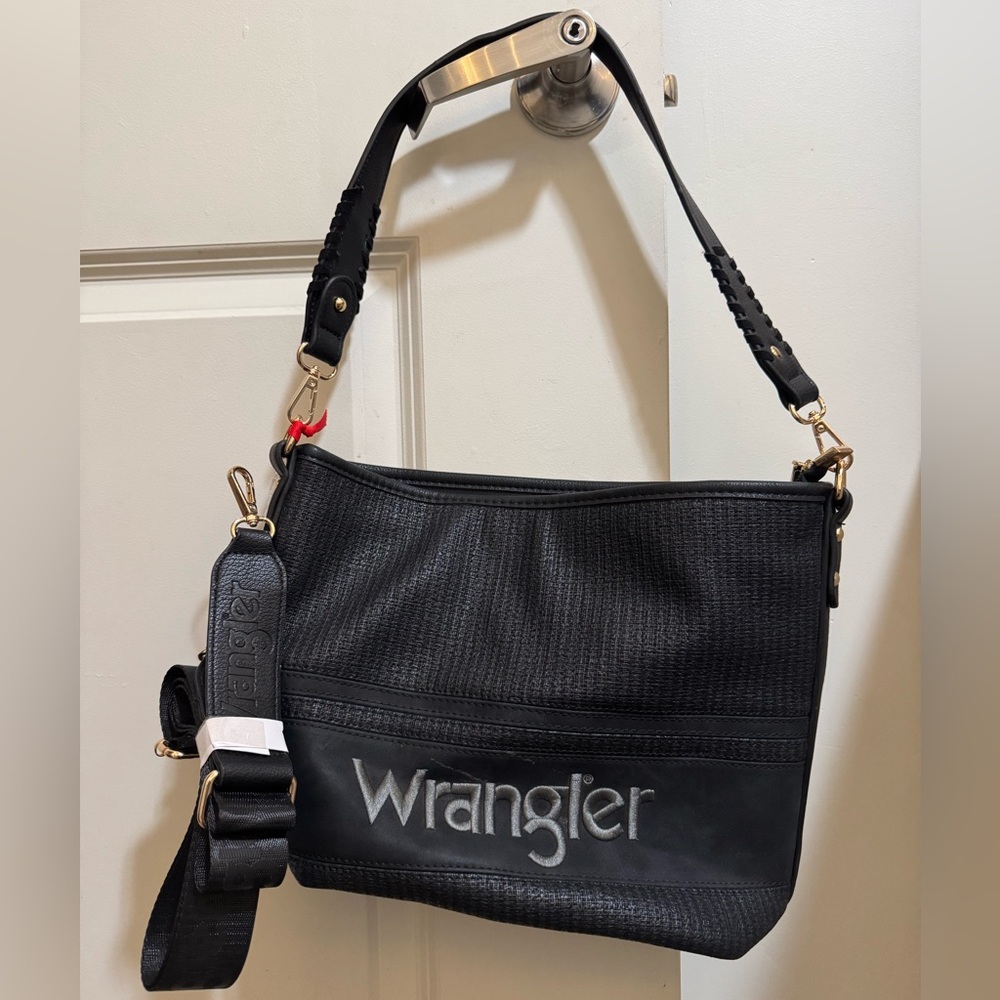 Wrangler black western tote bag/purse